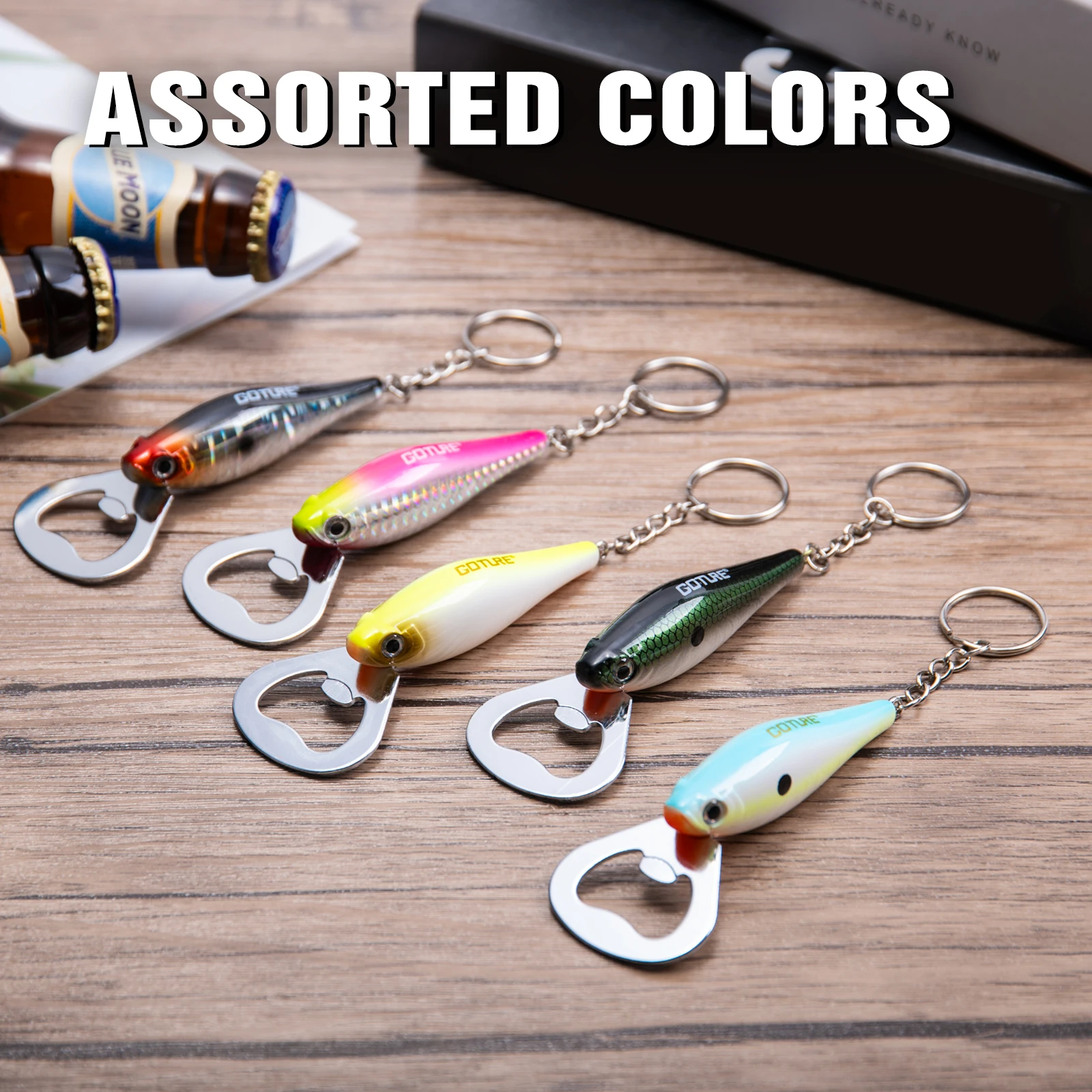 Fishing Lure Kit - Goture 1pcs Fishing Lure Bottle Opener