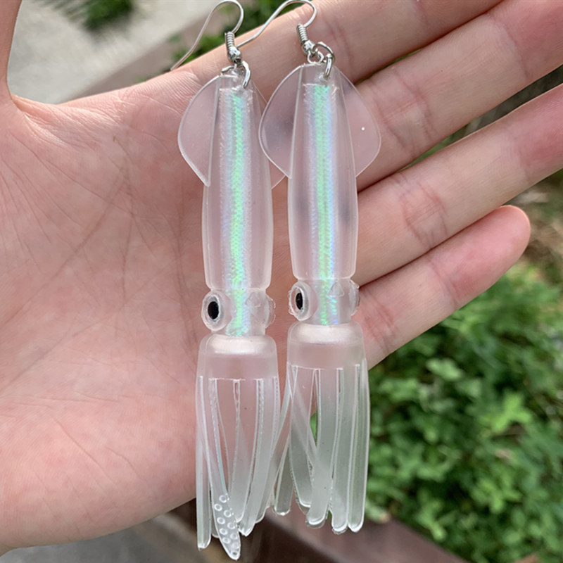 Fishing Lure Soft Plastic - Noctilucence/Color Tube Squid Soft Lure Fishing