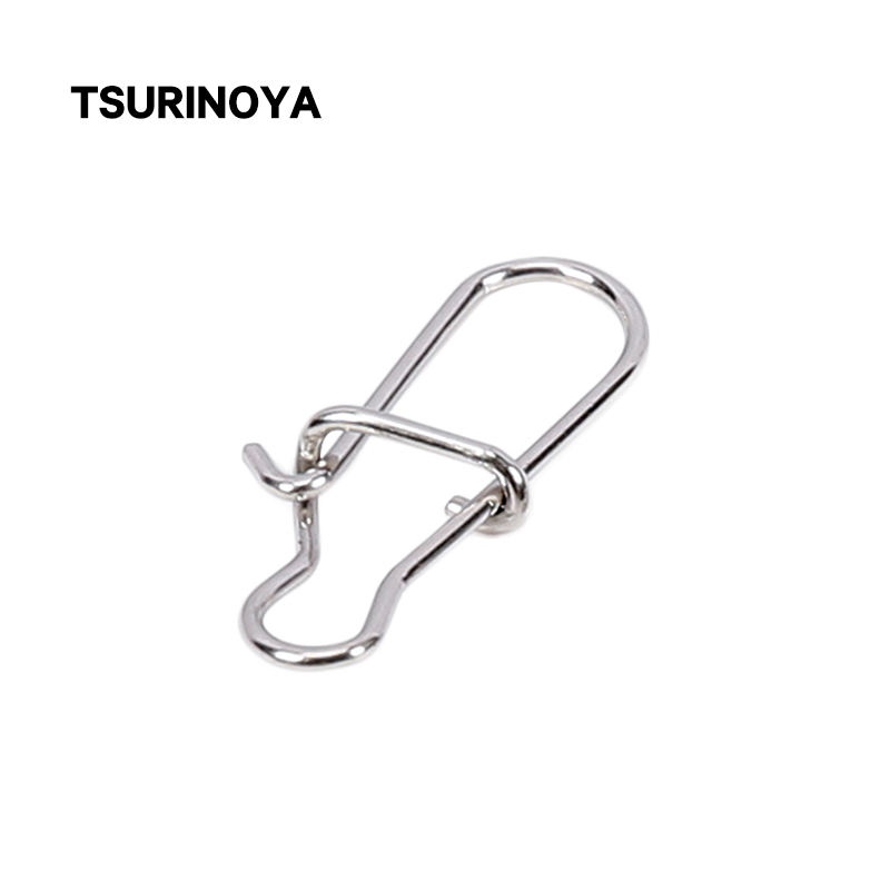 Fishing Lure Accessories - TSURINOYA Stainless Steel Fishing Snaps 50PCS