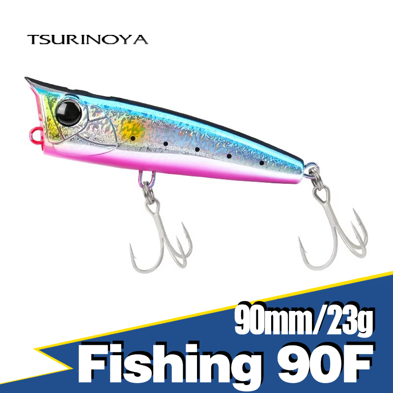 Fishing Lure Popper - TSURINOYA 90mm 23g Topwater Popper Fishing