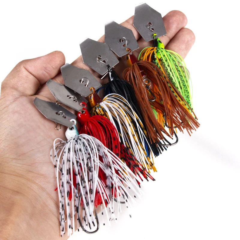 Fishing Lure Crankbait - 6 Pcs/Set Chatterbait Fishing Lures Kit