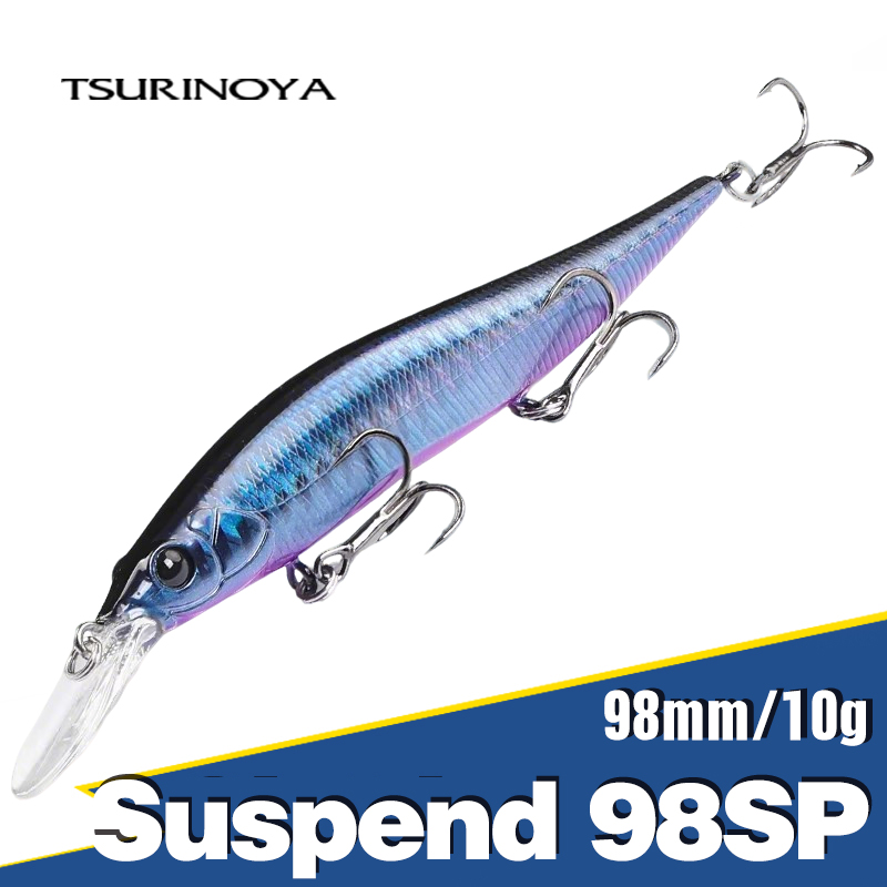 Fishing Lure Swimbait - TSURINOYA Suspend Minnow AURORA 98SP Fishing