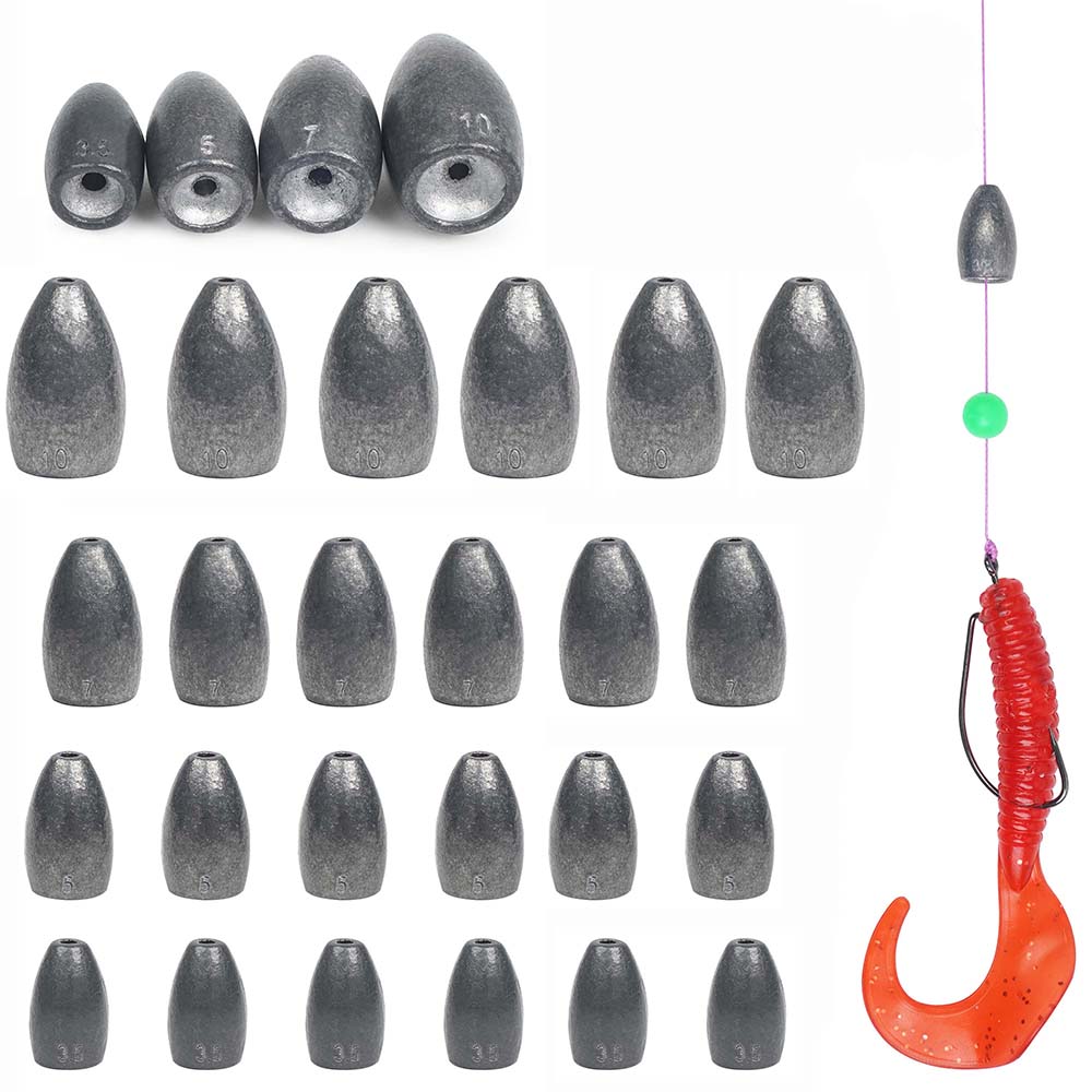 Fishing Lure Making Kit - Bullet Fishing Sinkers Weights Kit Flipping