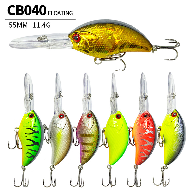 Fishing Lure Jerkbait - 55MM 11.4G Crankbait Fishing Lures Floating