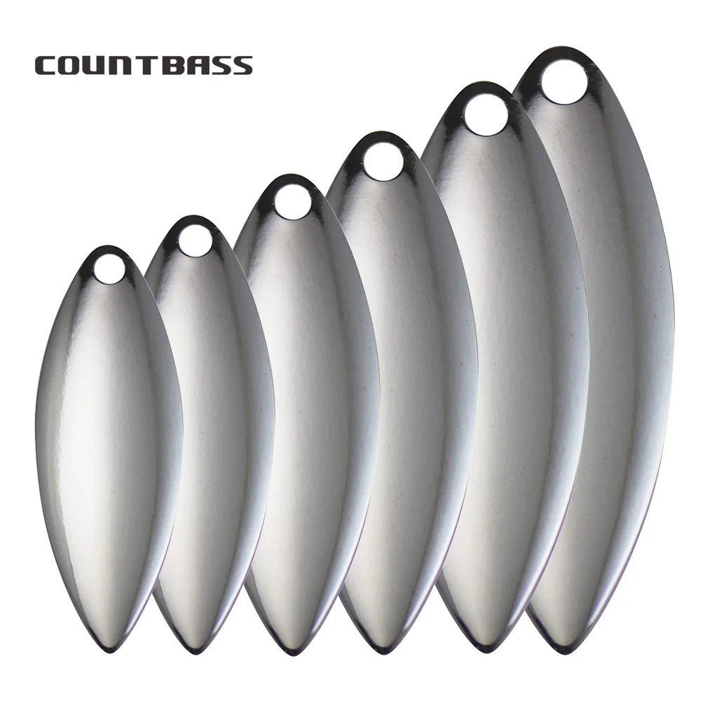Fishing Lure Blade Bait - Countbass 50pcs Size 1-6 Nickel Steel
