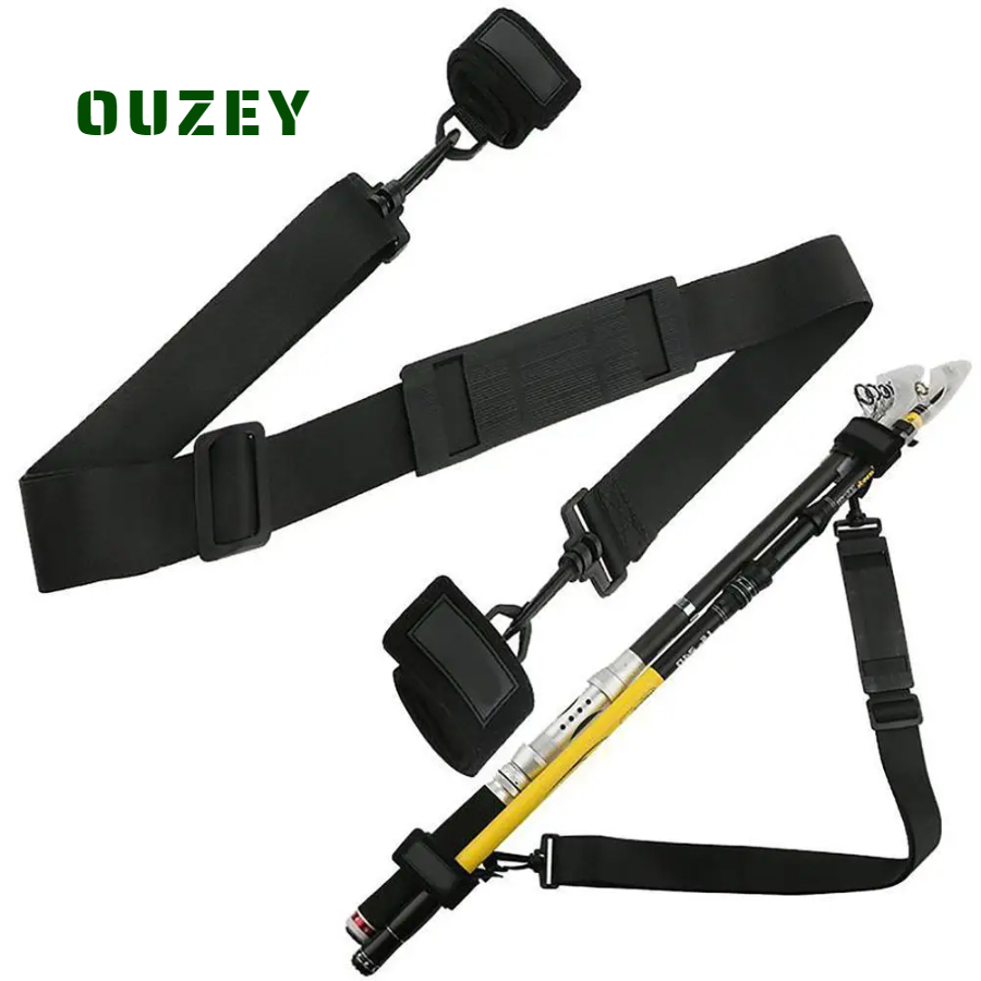 Fishing Lure Kit - Fishing Rod Carrying Strap Sling Shoulder