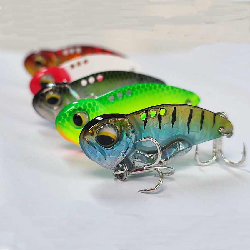 6pcs Metal VIB Fishing Lures 7 - Fishing Lure Blade Bait 评论和价格