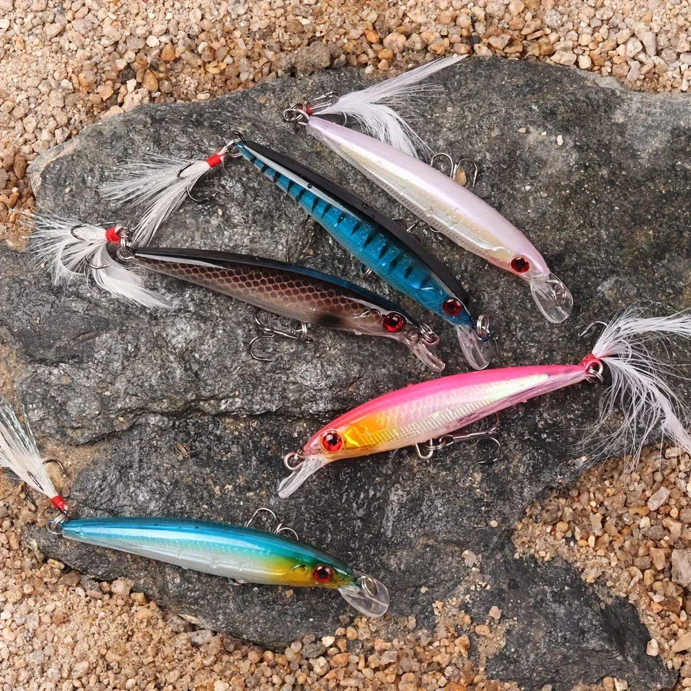 Laser 3D Eyes Bionic Minnow Fi - Fishing Lure Box 评论和价格