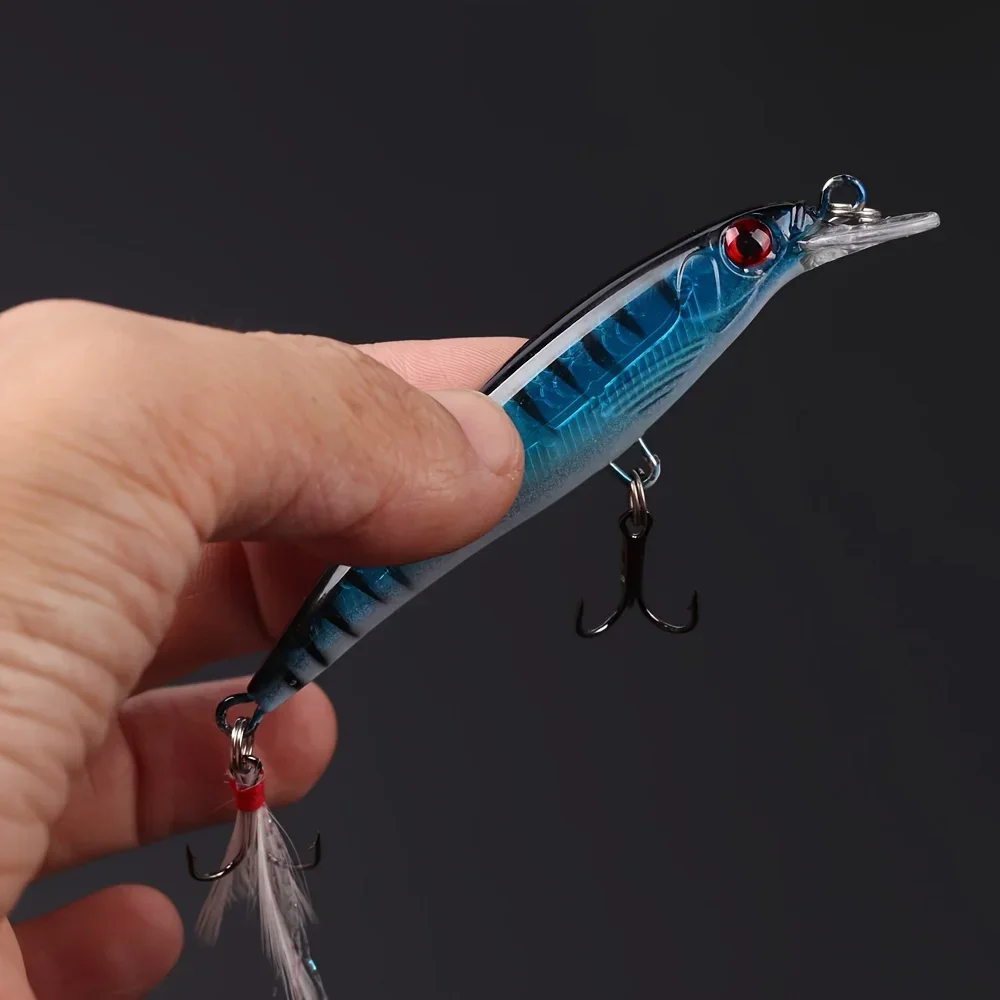 Laser 3D Eyes Bionic Minnow Fi - Fishing Lure Box 评论和价格