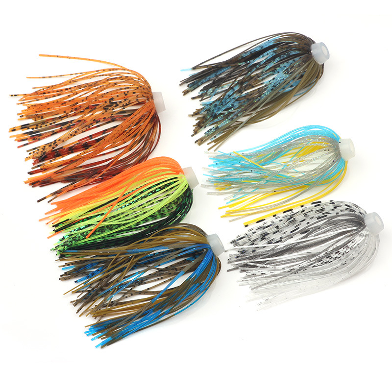 5 pcs/lot 88 Strands 64mm Sili - Fishing Lure Buzzbait 评论和价格