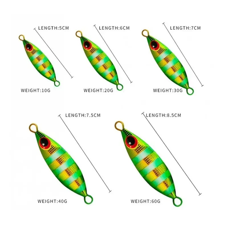 Inchiku Metal Jig Spoon Lure 6 - Fishing Lure Buzzbait 评论和价格