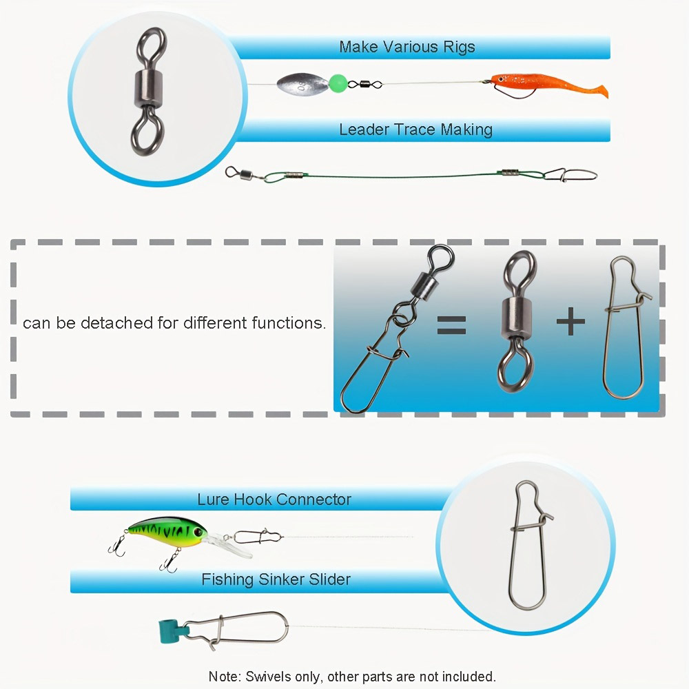 95/210 PCS Set Fishing Connect - Fishing Lure Kit 评论和价格