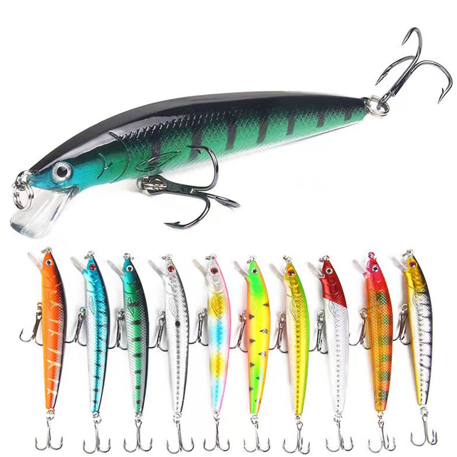 10PCS Jerkbait Minnow Swimbait - Fishing Lure Jerkbait 评论和价格