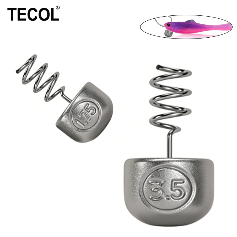 TECOL 1G 1.75G 2.7G 3.5G Spira - Fishing Lure Accessories 评论和价格