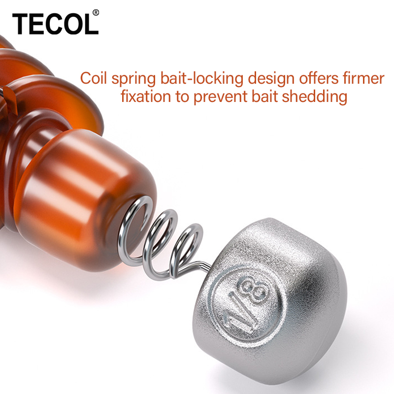 TECOL 1G 1.75G 2.7G 3.5G Spira - Fishing Lure Accessories 评论和价格