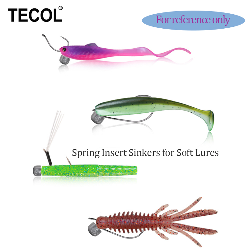 TECOL 1G 1.75G 2.7G 3.5G Spira - Fishing Lure Accessories 评论和价格