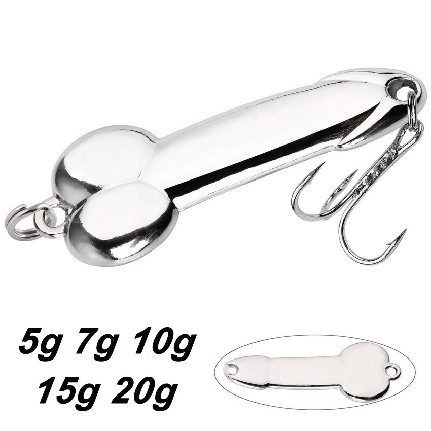 Metal Spoon Penis Shape Fishin - Fishing Lure Spoon 评论和价格