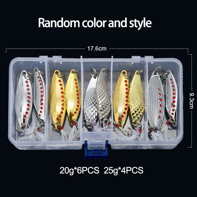 Metal Spoon Spinner Fishing Lu - Fishing Lure Crankbait 评论和价格