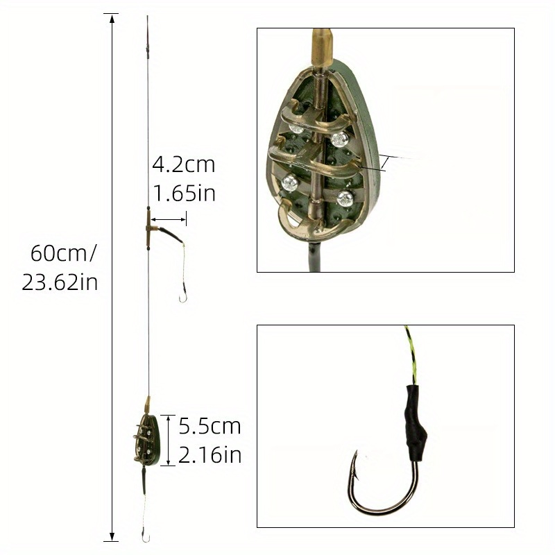 1pc Carp Fishing Feeder Kit Fe - Fishing Lure Kit 评论和价格