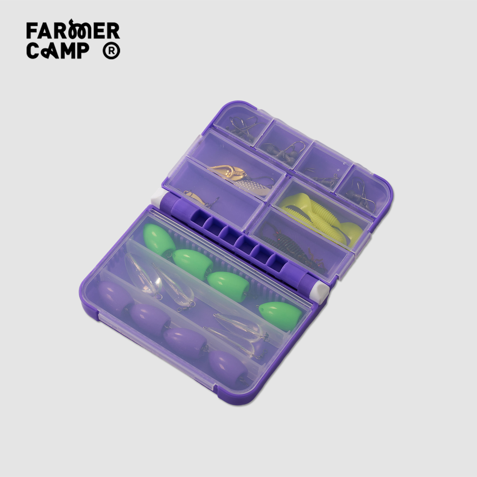 Portable Double Layer Fishing  - Fishing Lure Spoon 评论和价格