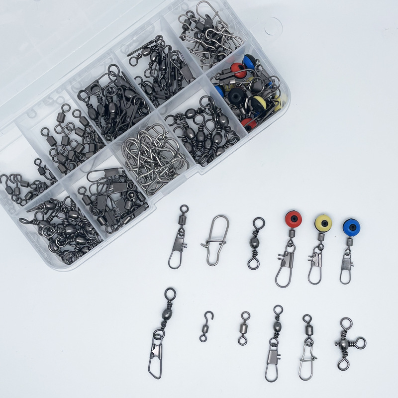 115pcs Fishing Swivel Connecto - Fishing Lure Kit 评论和价格