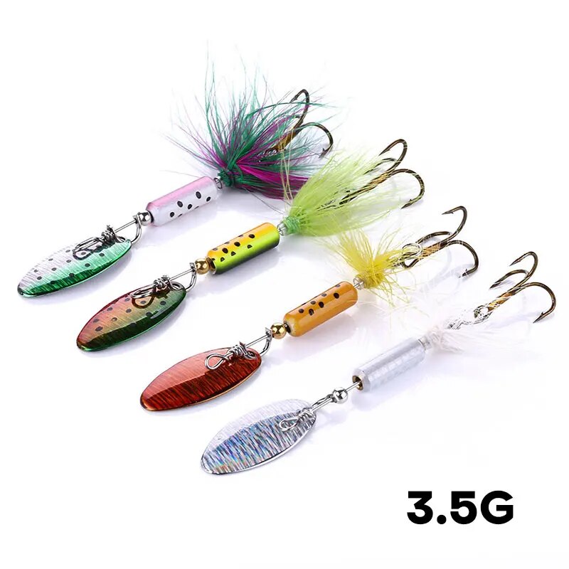 Metal VIB Lures 1PCS 3.5g Feat - Fishing Lure Spoon 评论和价格