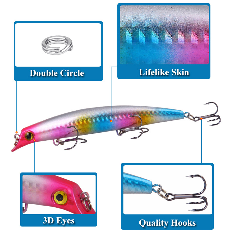 6pcs Crankbaits Fishing Lures  - Fishing Lure Crankbait 评论和价格