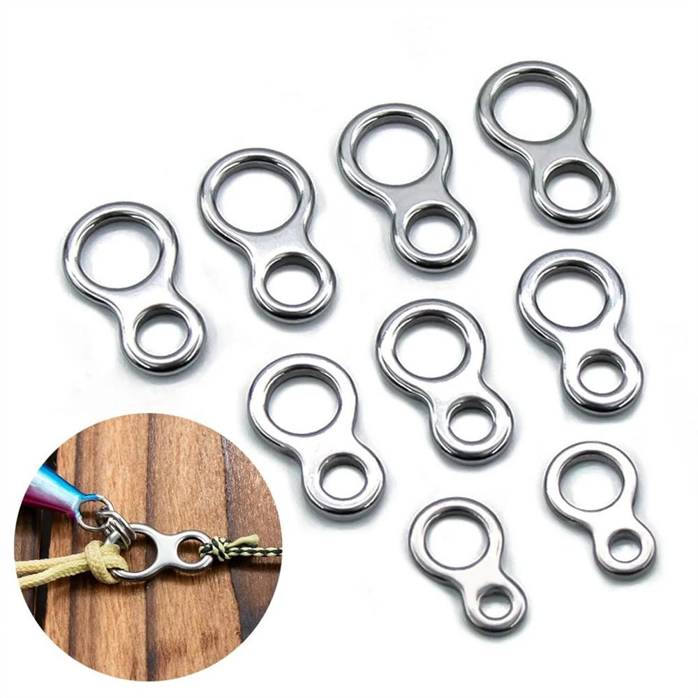 10Pcs Fishing Solid Ring Stain - Fishing Lure Jig 评论和价格