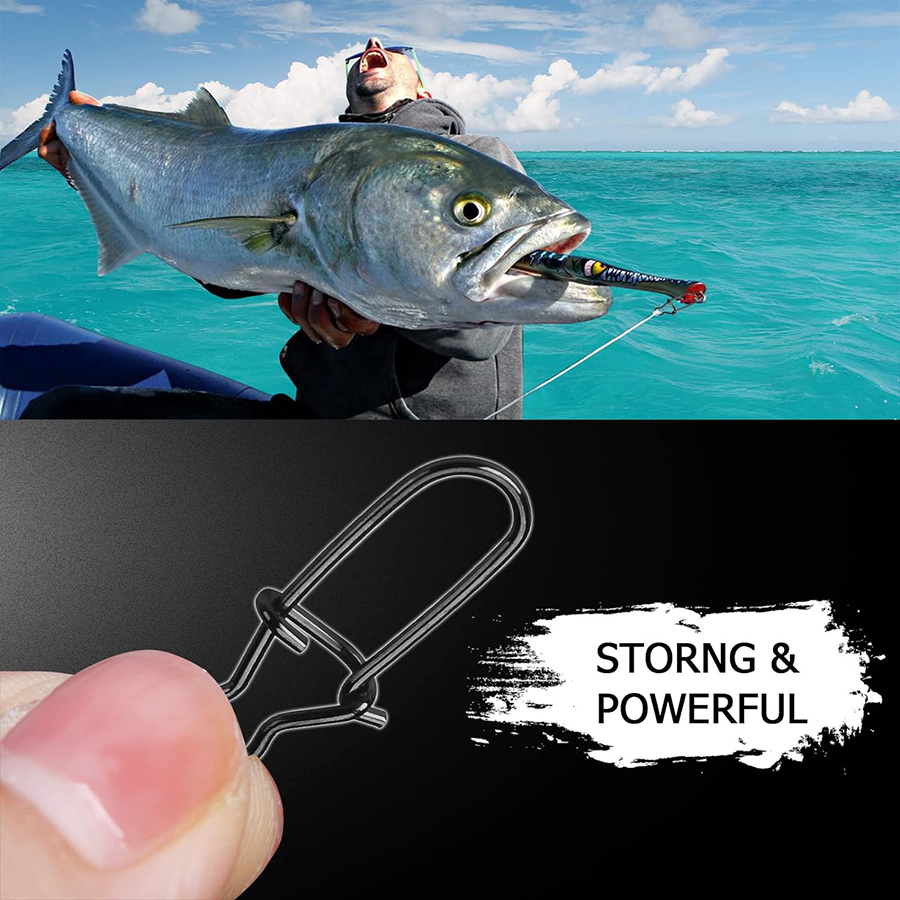 50Pcs Crankbait Snaps Stainles - Fishing Lure Crankbait 评论和价格