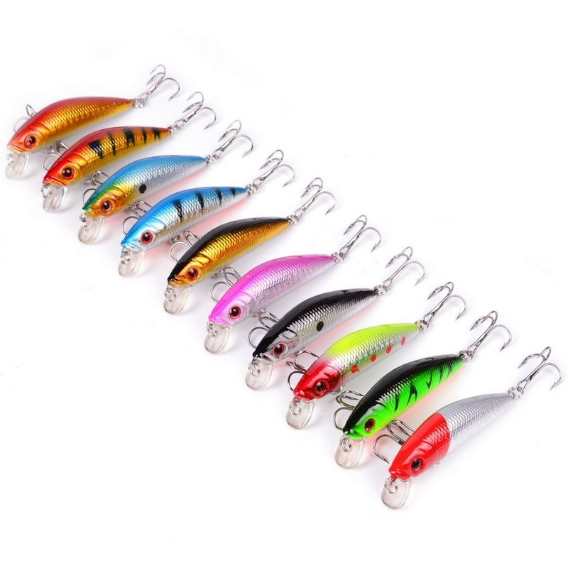 Fishing Lure 70mm 8g 3D Eyes C - Fishing Lure Crankbait 评论和价格