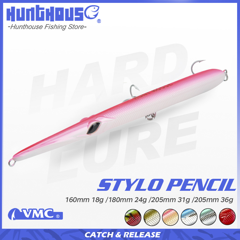 Hunthouse Stylo 160/180/205mm  - Fishing Lure Topwater 评论和价格