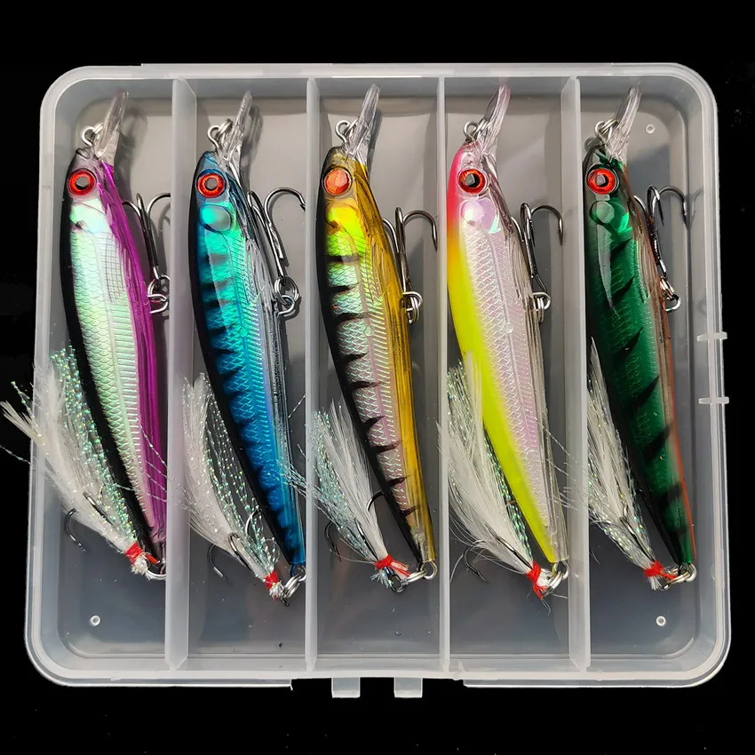 5pcs/box Laser 3D Eyes Bionic  - Fishing Lure Box 评论和价格