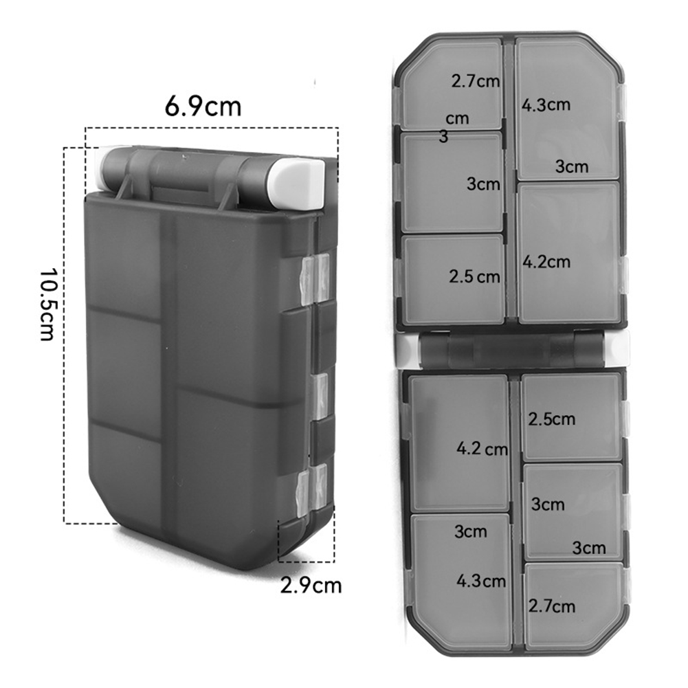 Fishing Tackle Box Double-Side - Fishing Lure Box 评论和价格