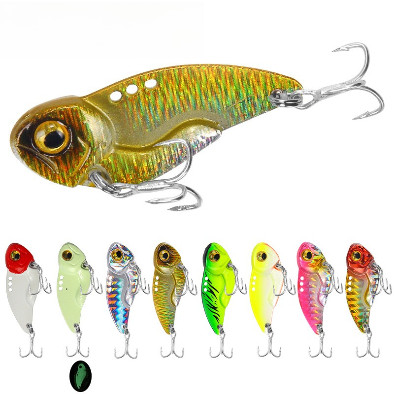 Billings 1Pcs 8g 3.5cm 3D Eyes - Fishing Lure Blade Bait 评论和价格