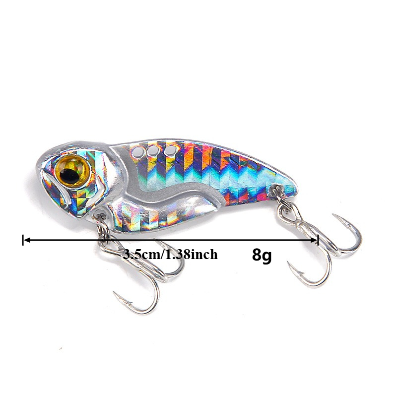Billings 1Pcs 8g 3.5cm 3D Eyes - Fishing Lure Blade Bait 评论和价格