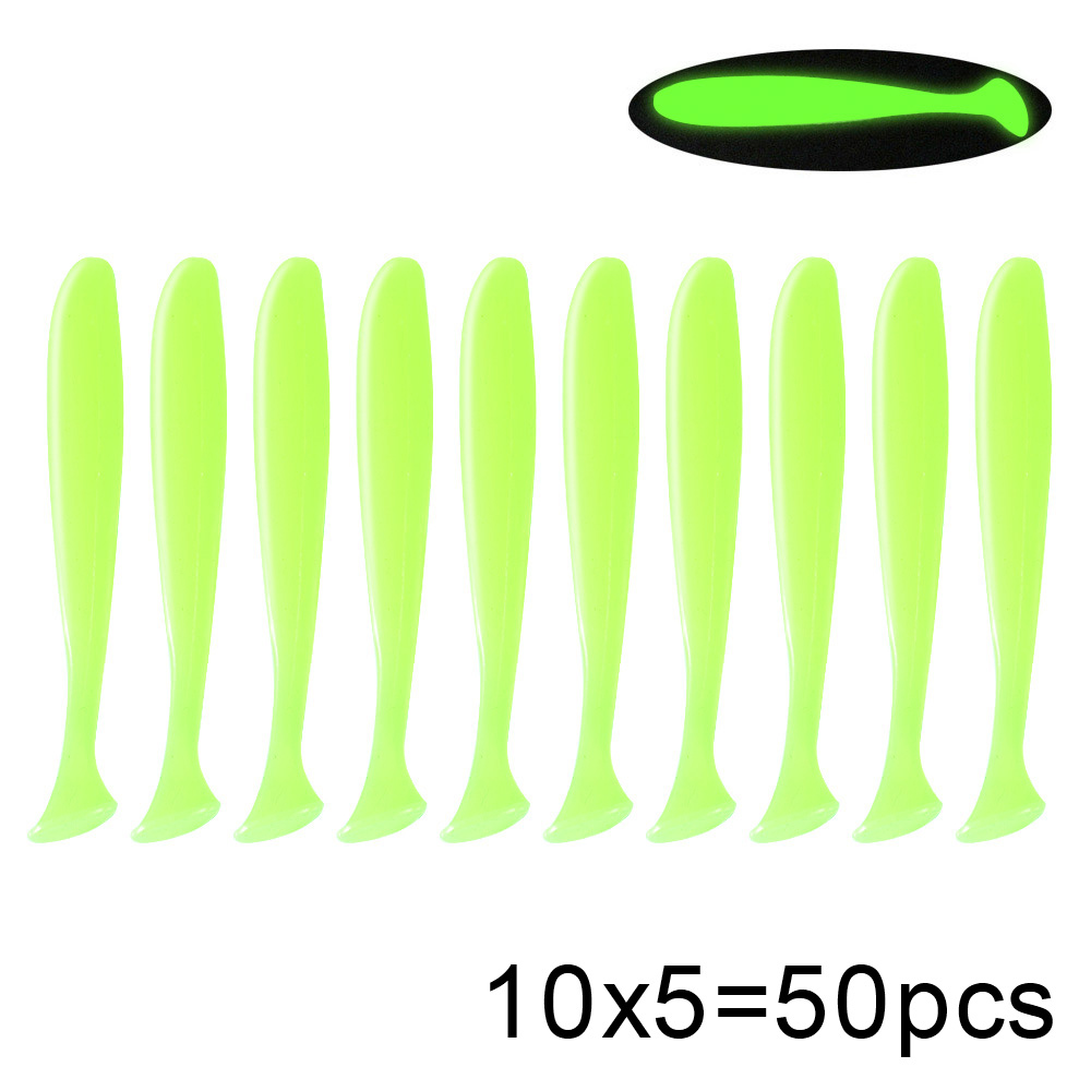 QXO 50 Pcs/Lot Swimbait Soft L - Fishing Lure Jerkbait 评论和价格