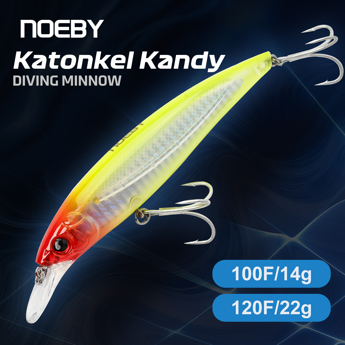 NOEBY Minnow Fishing Lure 100m - Fishing Lure Jerkbait 评论和价格