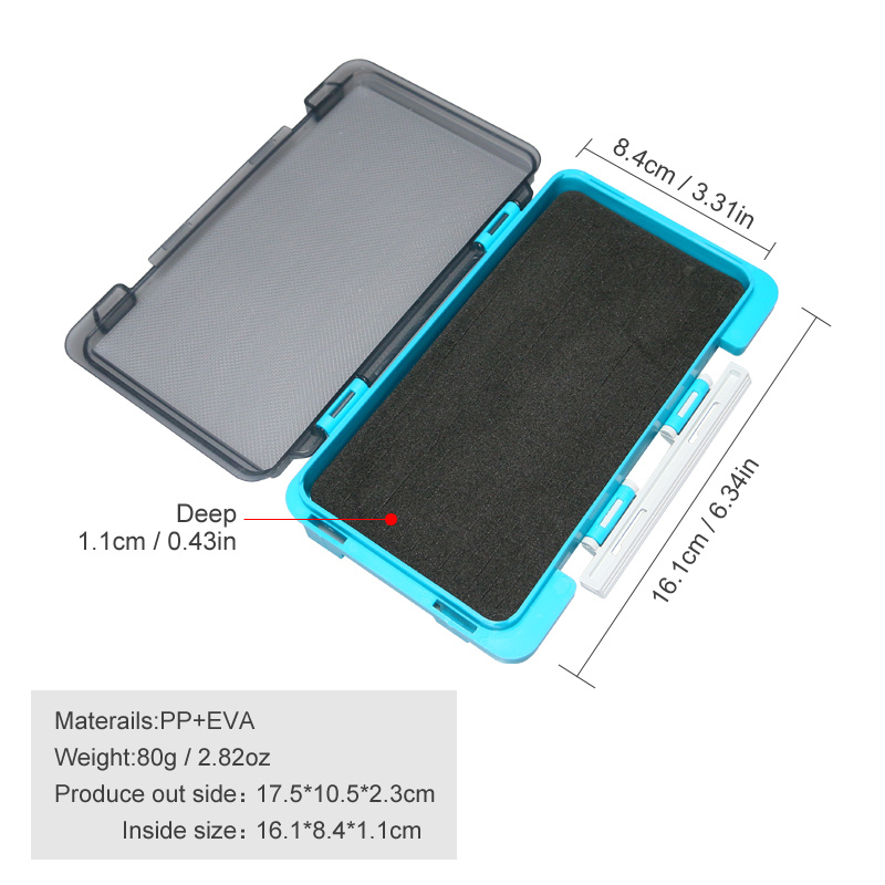 New Plastic Fishing Box Portab - Fishing Lure Spoon 评论和价格