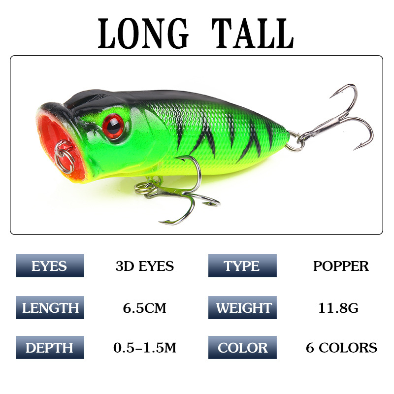 6pcs 6colors（opp bag）/5pcs 5co - Fishing Lure Topwater 评论和价格