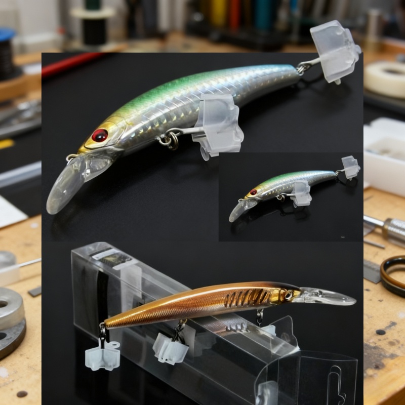 195Pcs Open Slot Treble Hook P - Fishing Lure Soft Plastic 评论和价格