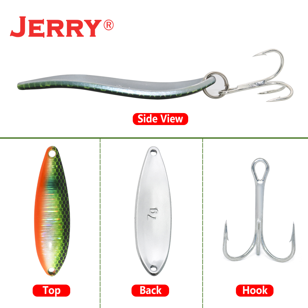 Jerry JD Artificial Spoon Lure - Fishing Lure Spinnerbait 评论和价格
