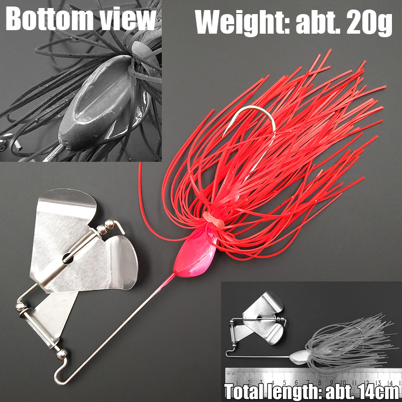 wusanban Lunker Spinner Baits  - Fishing Lure Buzzbait 评论和价格