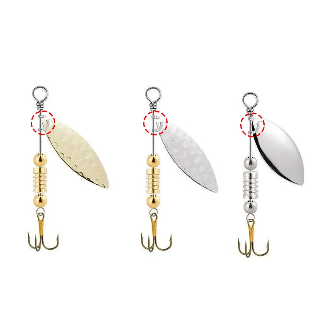 100pcs Fishing U Shaped Fixed  - Fishing Lure Spinnerbait 评论和价格