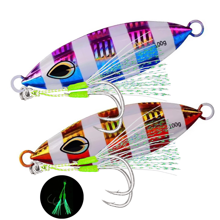 1pcs High quality Metal Night  - Fishing Lure Spoon 评论和价格