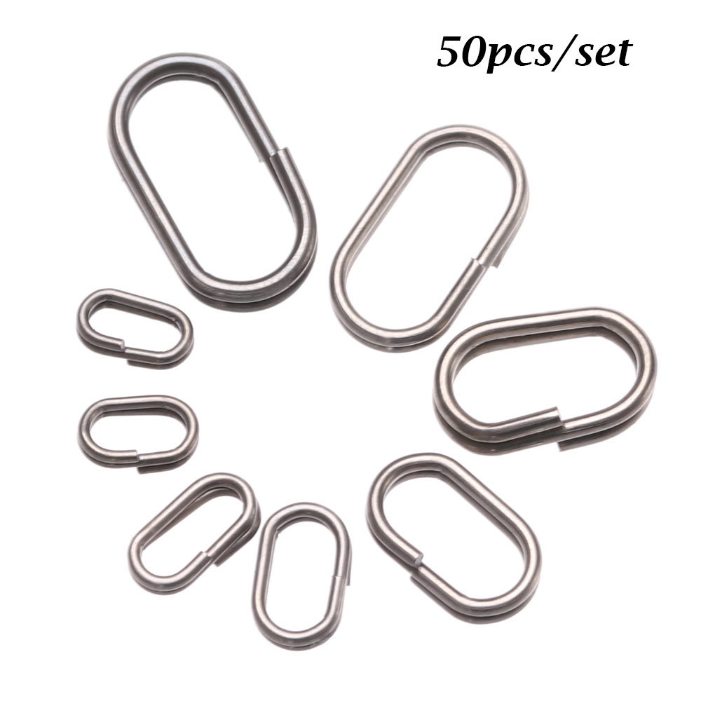 50 PCs/Lot 8/10/13/15/17/19mm  - Fishing Lure Accessories 评论和价格